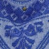 Italská Kabelka Shopper Bag v Módních Vzorech 5887 Kobaltová